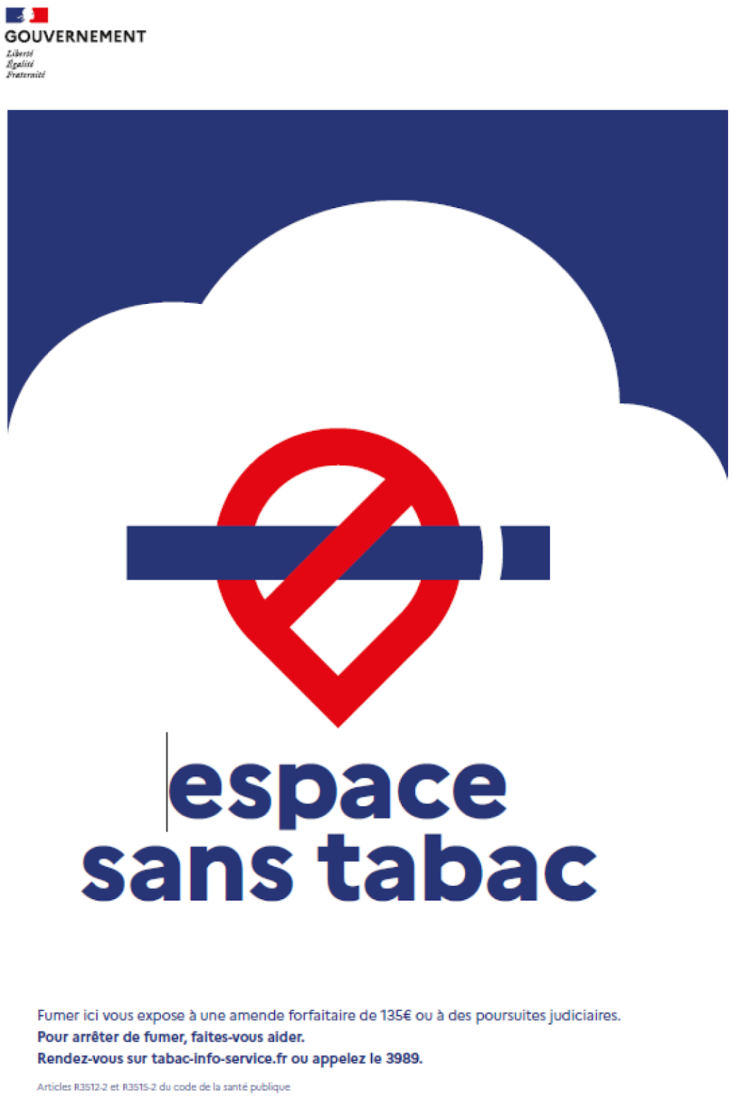★ Nouvelle signalétique pour l&rsquo;interdiction de fumer au travail et les emplacements fumeurs
