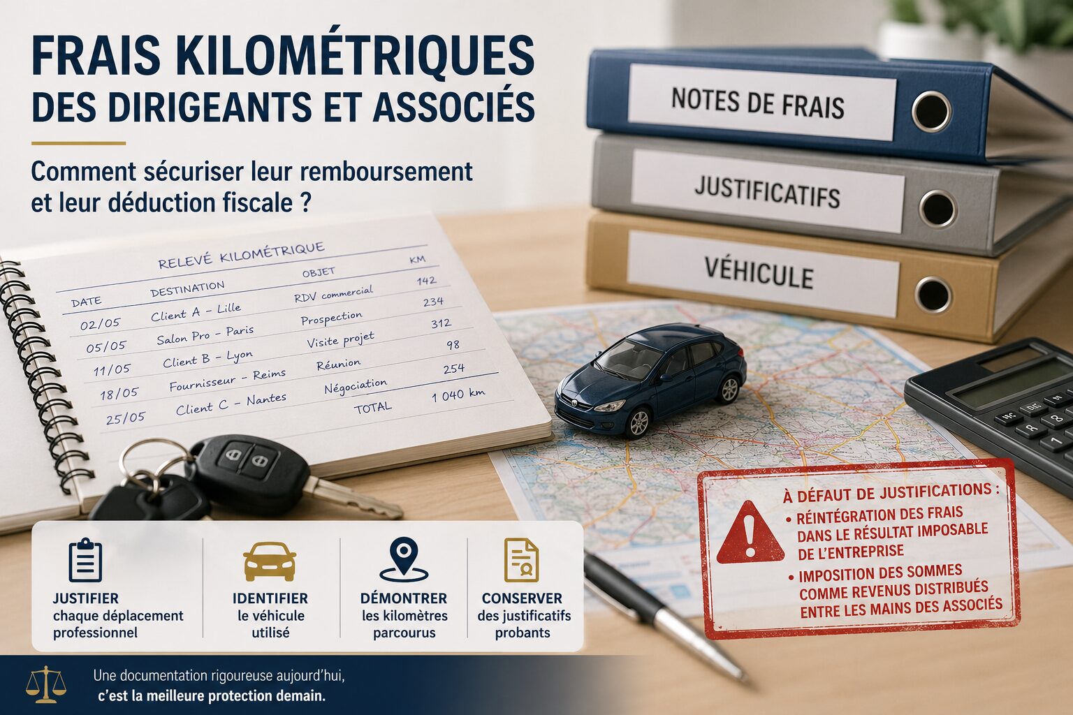 Sécuriser le remboursement des frais kilométriques des dirigeants …